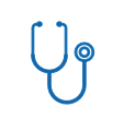Stethascope icon.