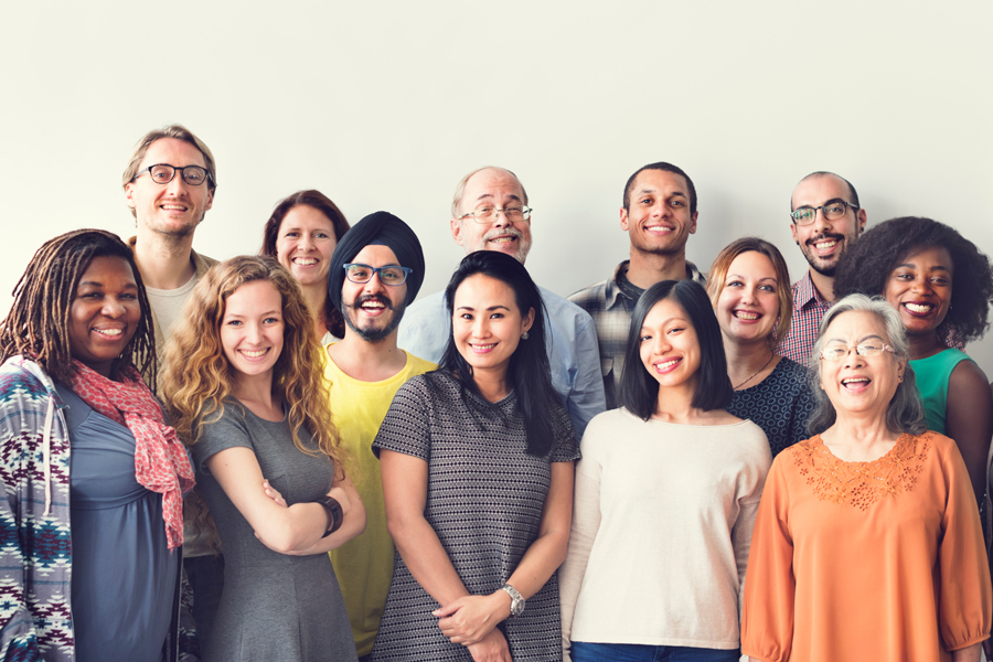 Group of diverse people