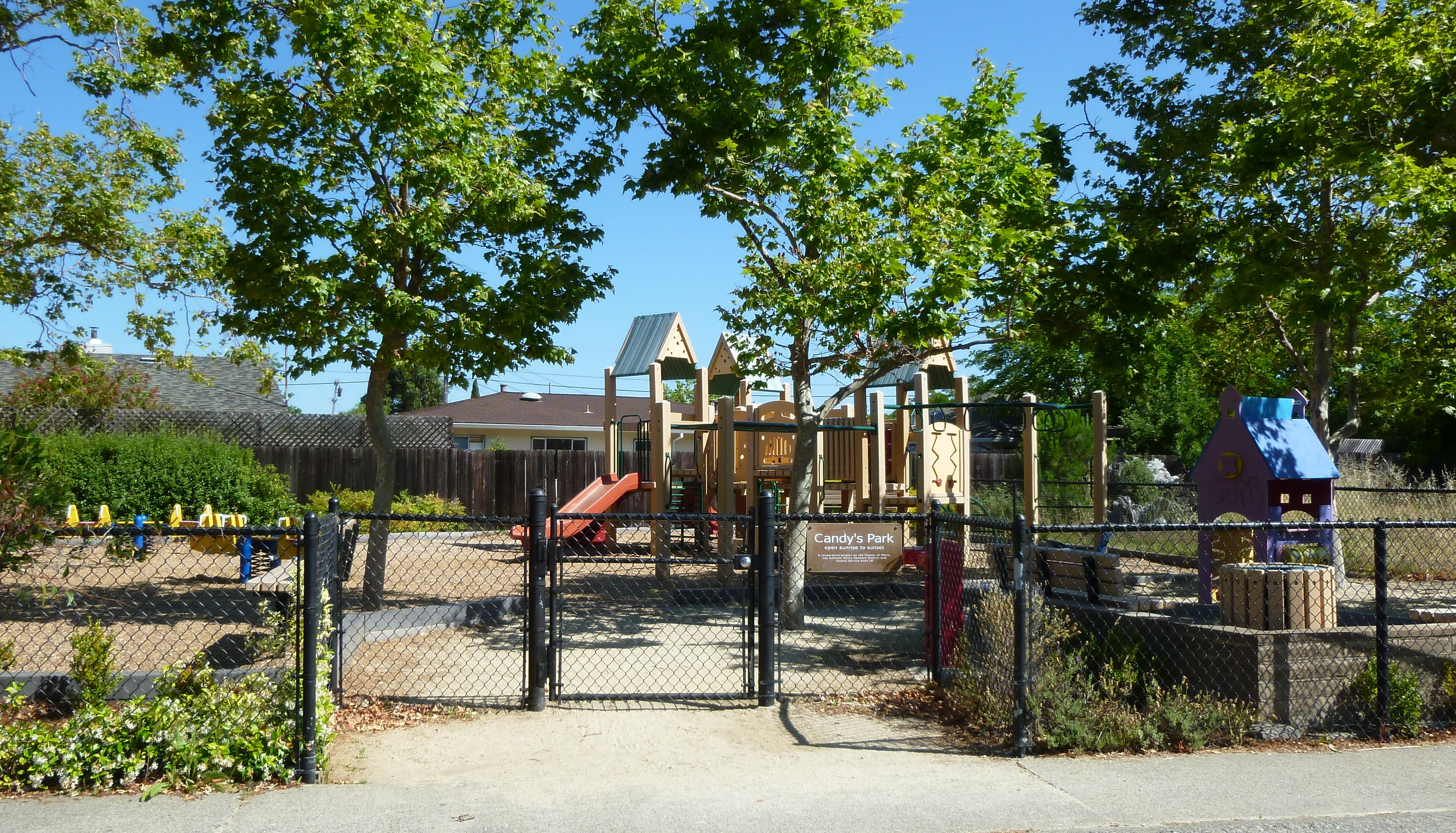 A playground at one of Marin County Parks' facilities.