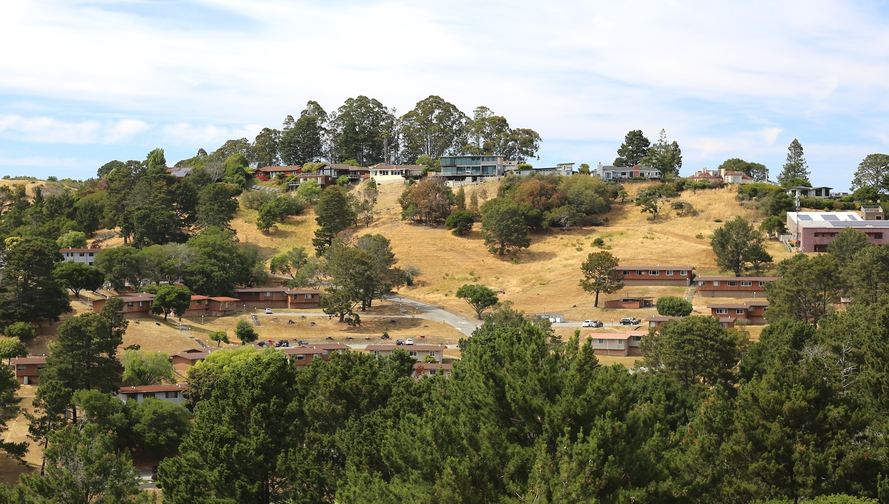 A hilltop view of the North Coast Land Holdings location in Strawberry.