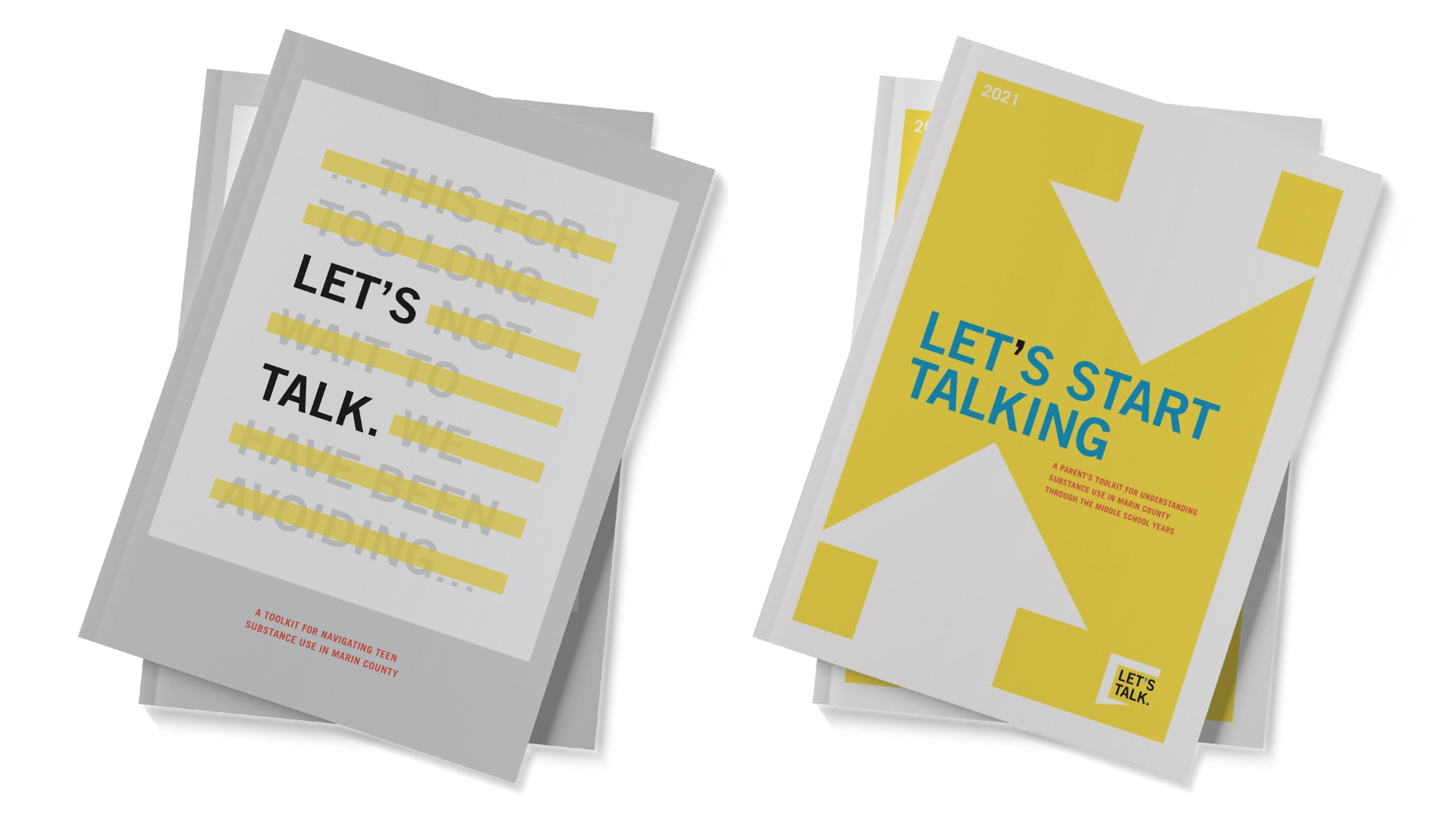 "Let's Talk" booklet and "Let's Start Talking" booklet