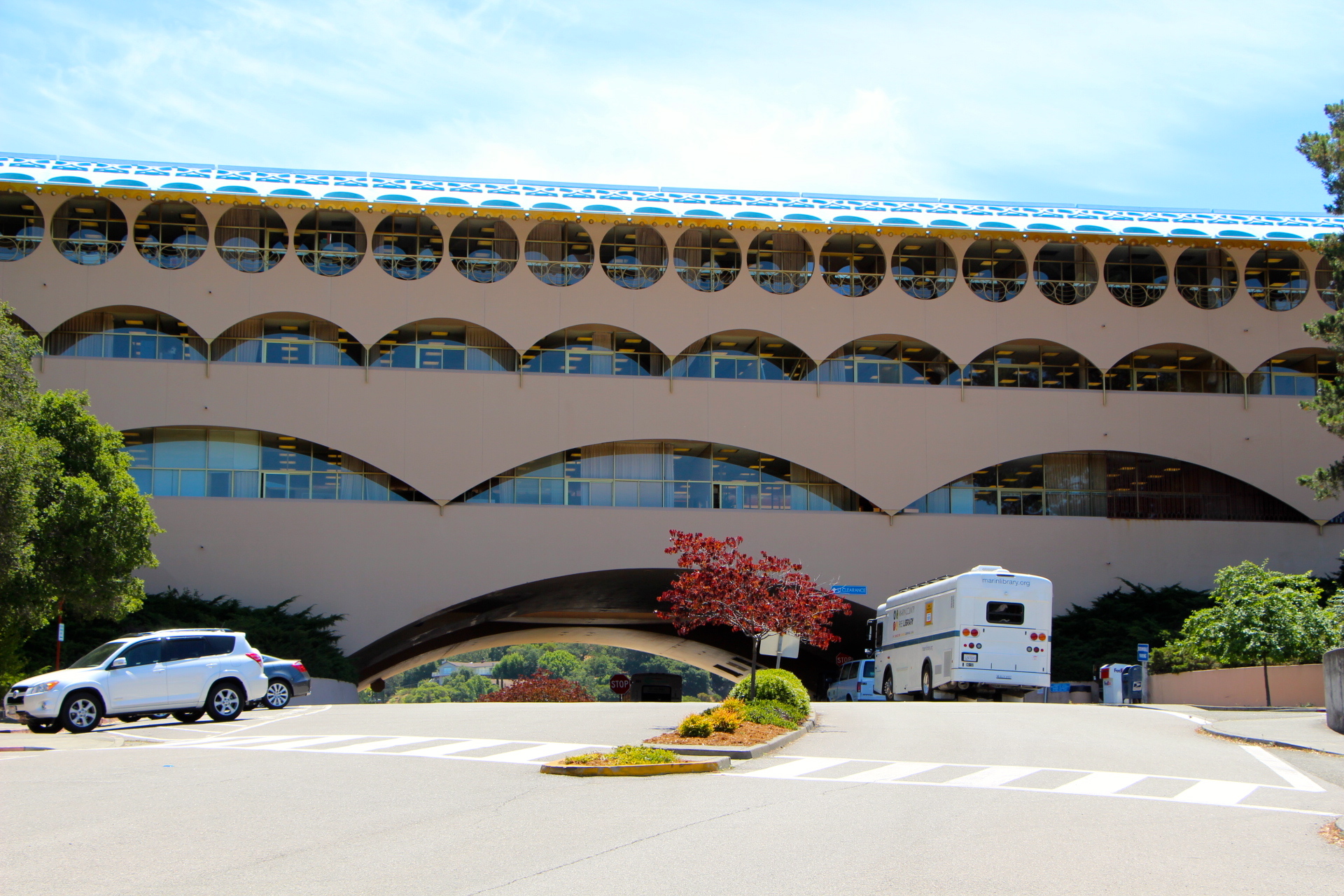 Exterior of the Marin County Civic Center