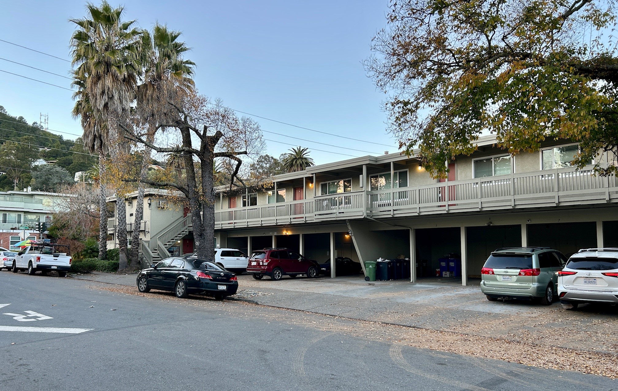 A street-level view of the property at 1400 Lincoln Avenue in San Rafael