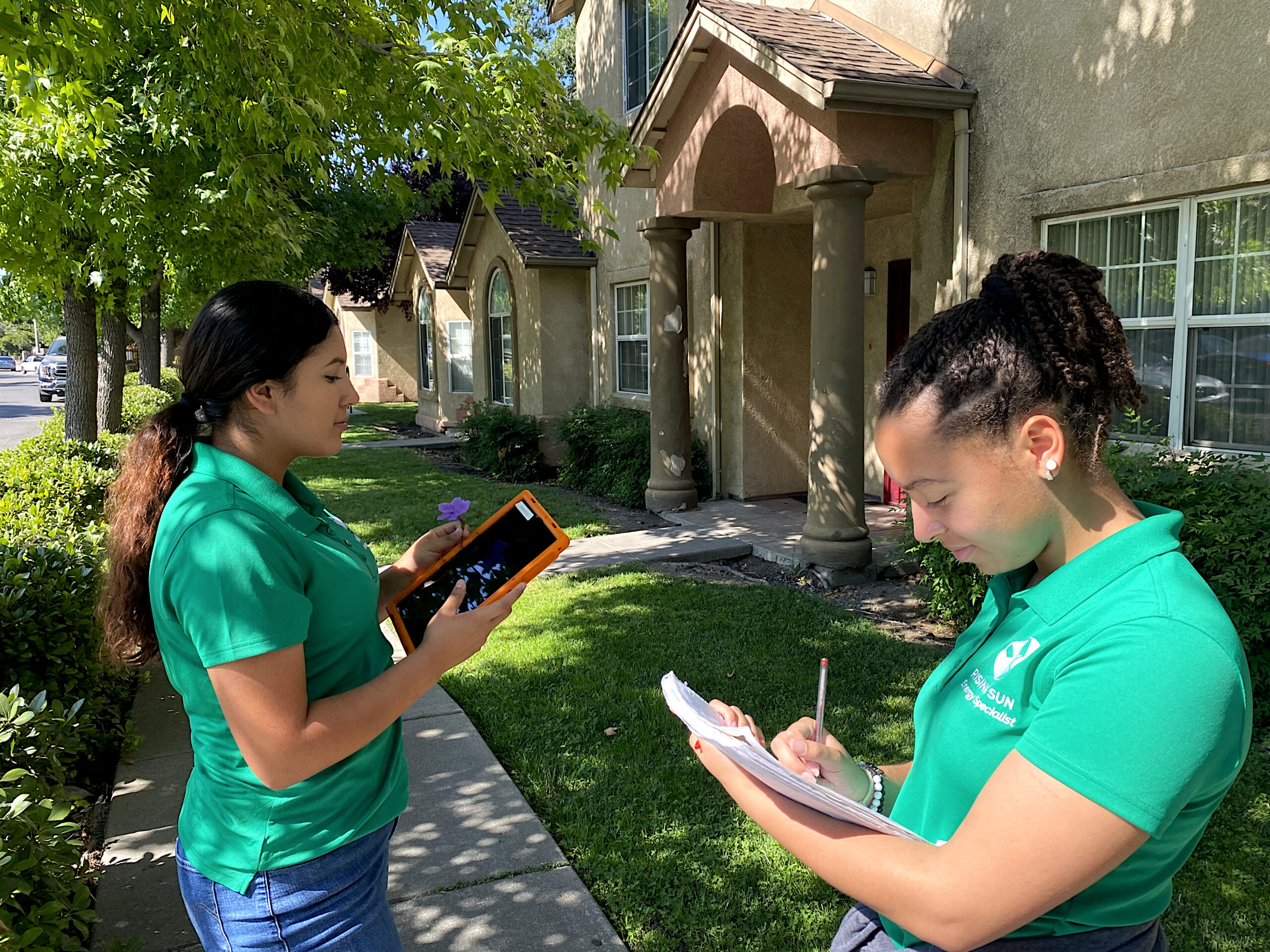 Local youth on a Green House Call