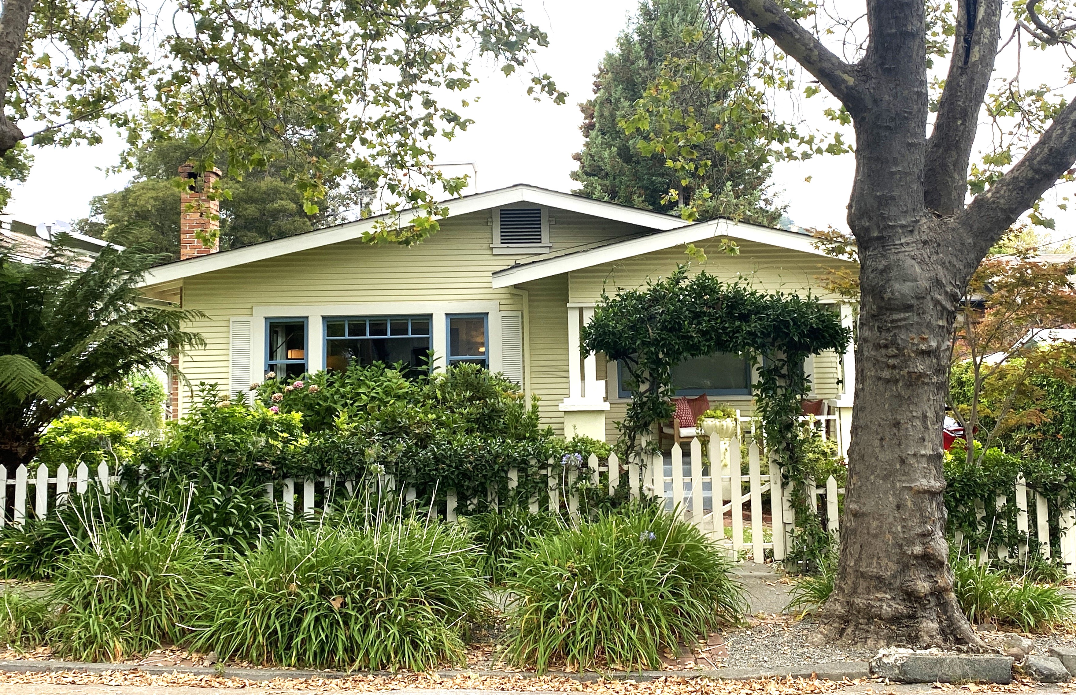 An exterior of a home that will be part of the Green Home Tour.