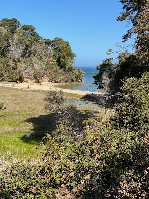Shell Beach water sampling location Marin County.