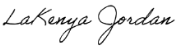 LaKenya Jordan's signature