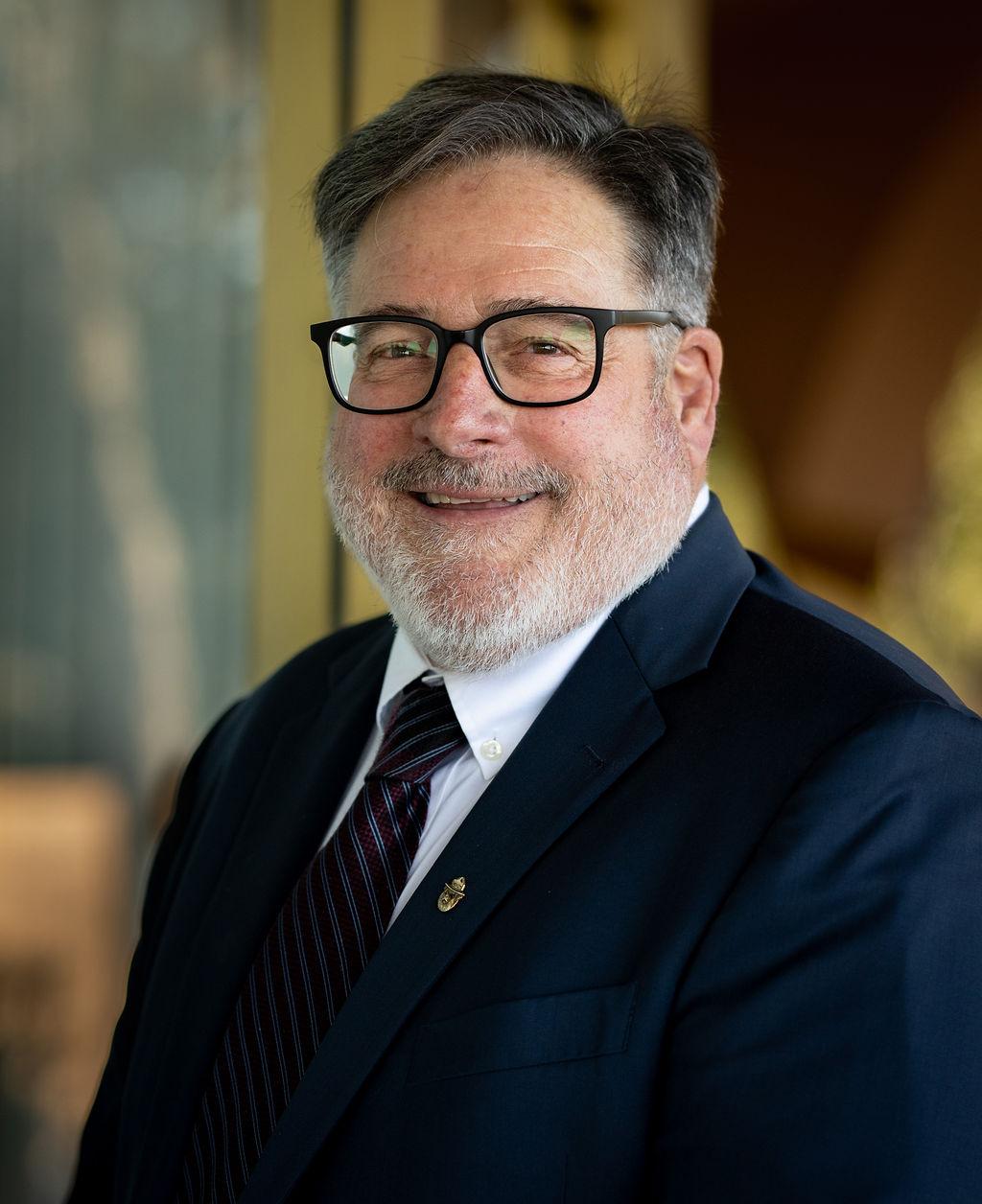 Supervisor Dennis Rodoni outside Civic Center 