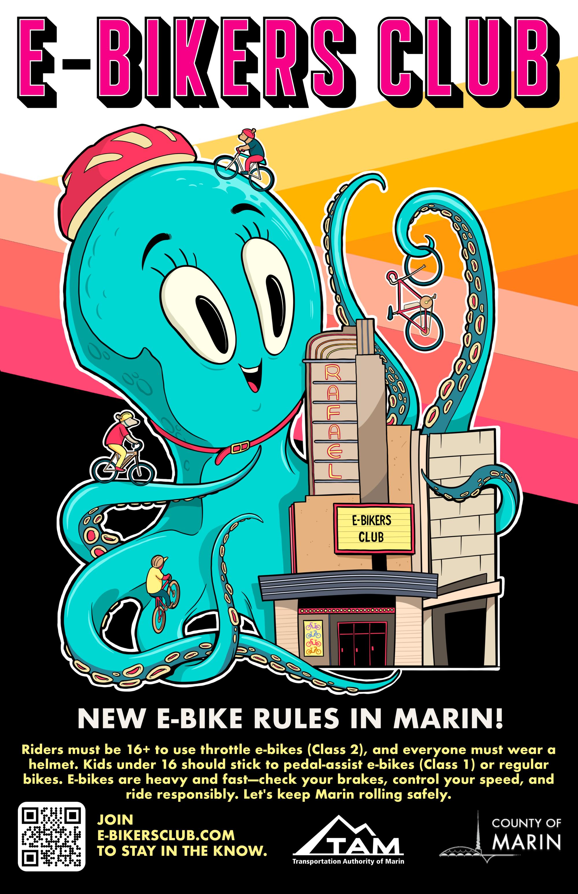 E-bikers club octopus in san rafael - english