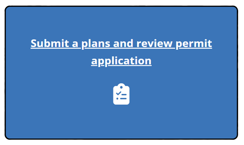 Submit plans and review permit application button.