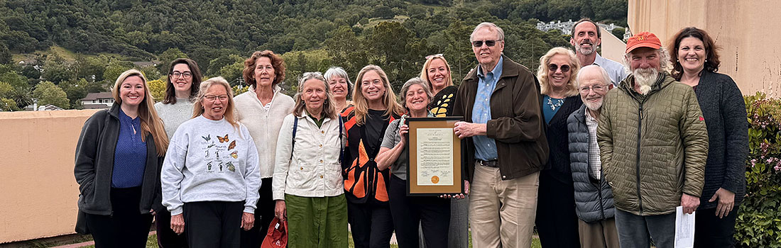 IPM Commission with annual award winner for Monarch butterflies