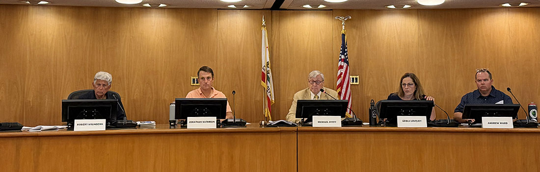 Measure A Citizens Oversight Committee in session at Civic Center