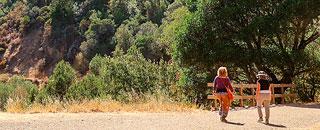 Two women hiking in Kentfield