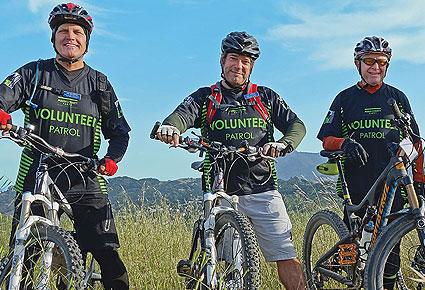 Three members of the Volunteer Patrol 
