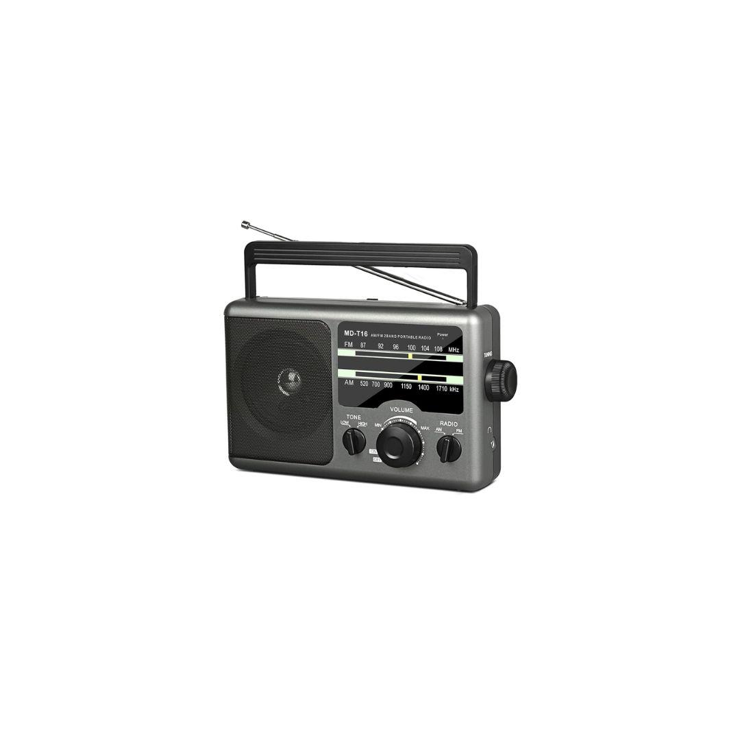 A black radio.